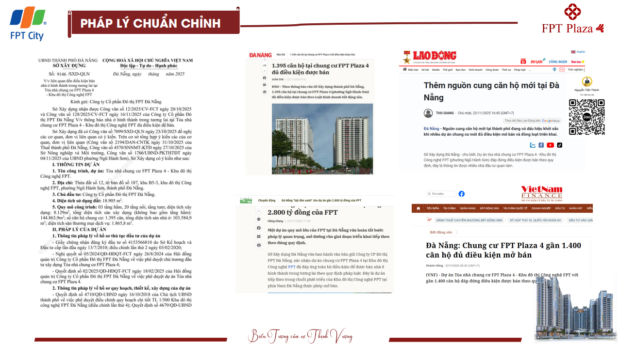 Pháp lý chuẩn chỉnh đủ điều kiện mở bán 1395 căn hộ