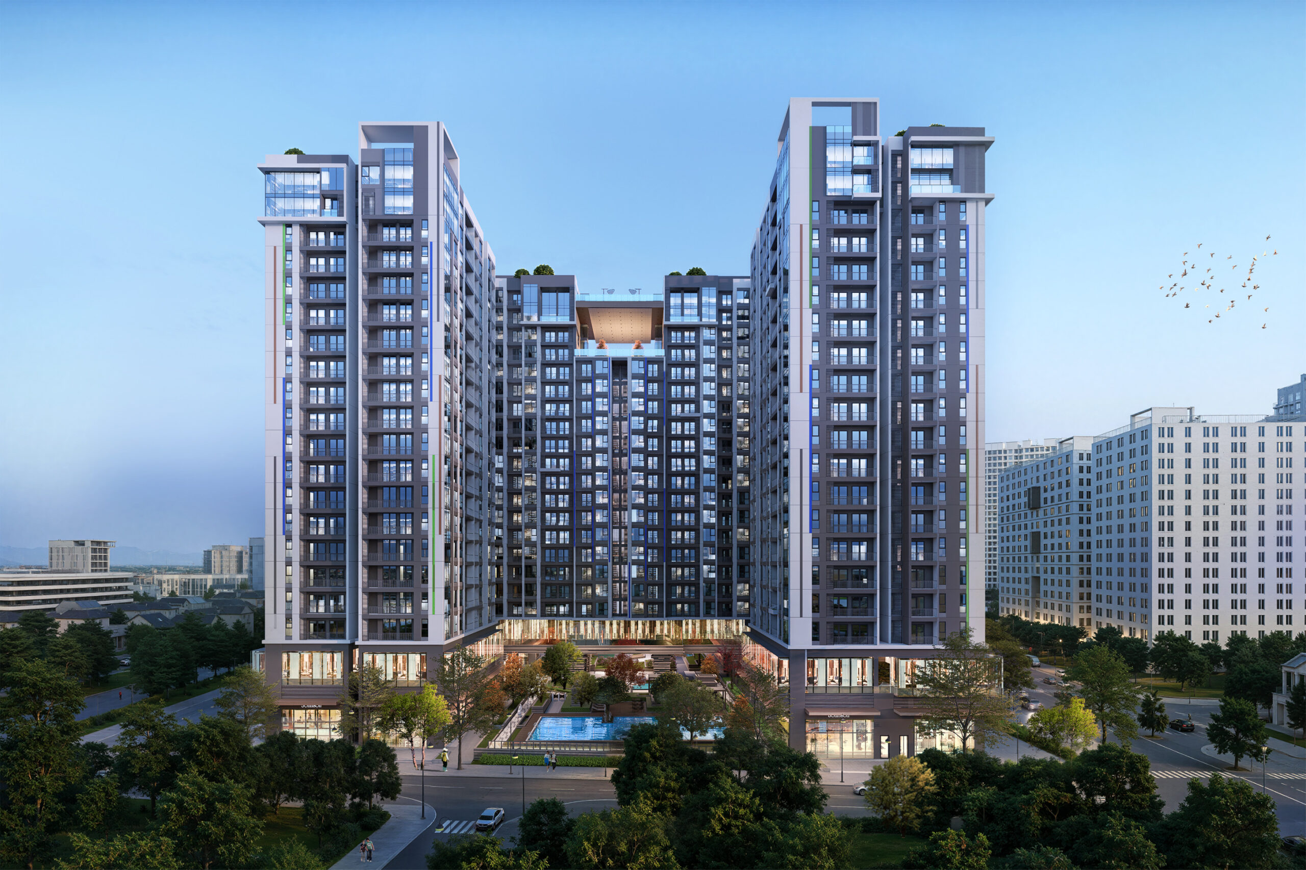 Quang cảnh phí Đông căn hộ FPT Plaza 4