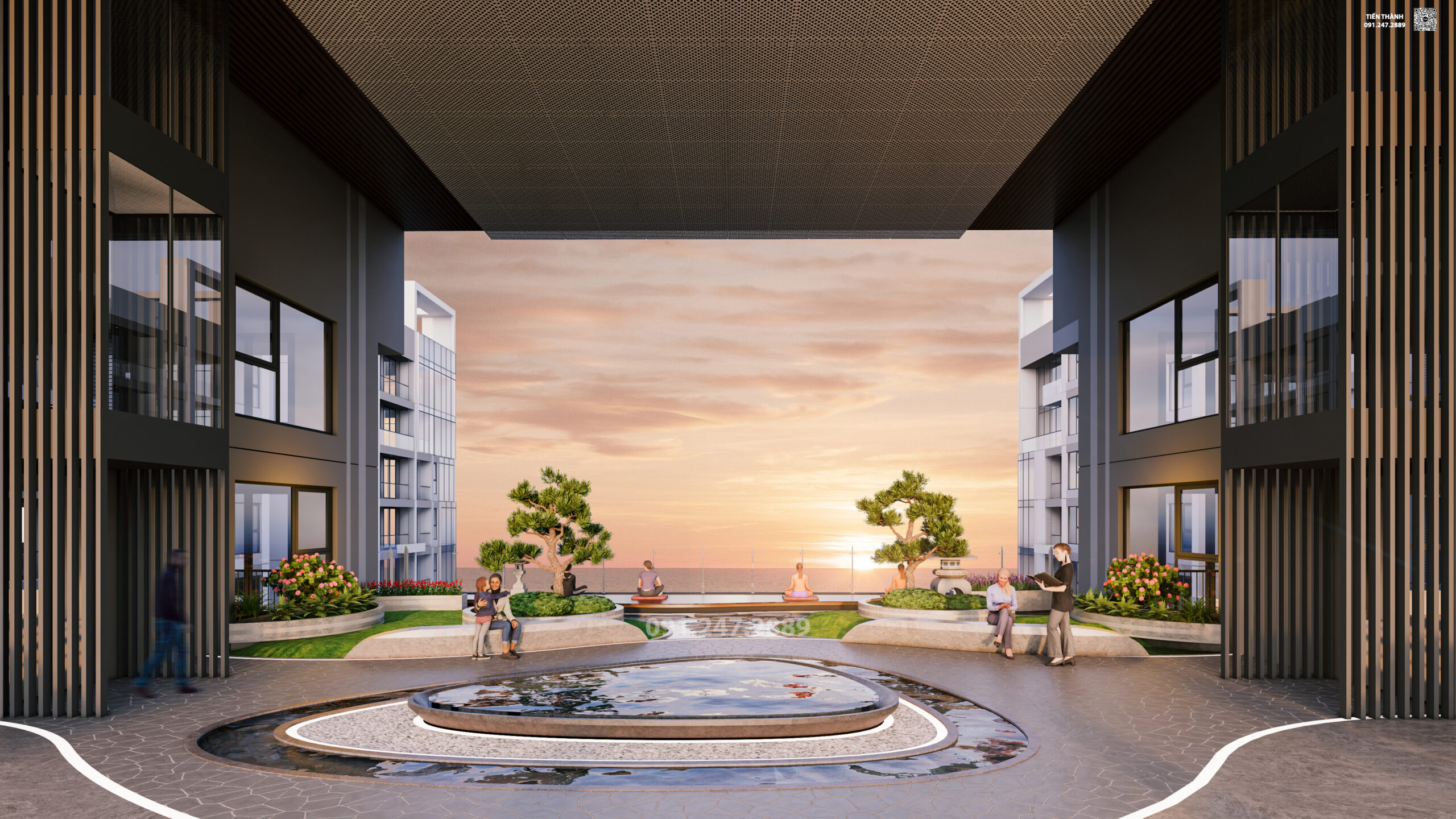 Tầng 17 FPT Plaza 4 - View toàn bộ biển 