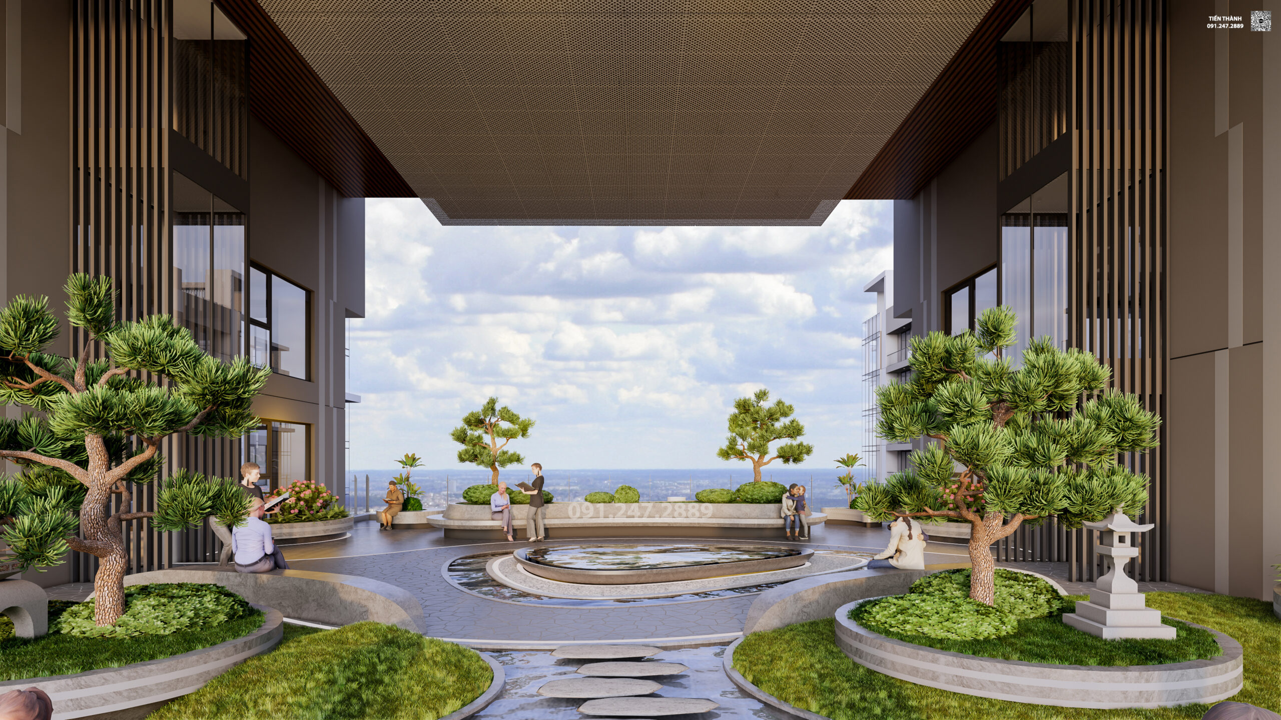 Tầng 17 - FPT Plaza 4 view toàn bộ thành phố 