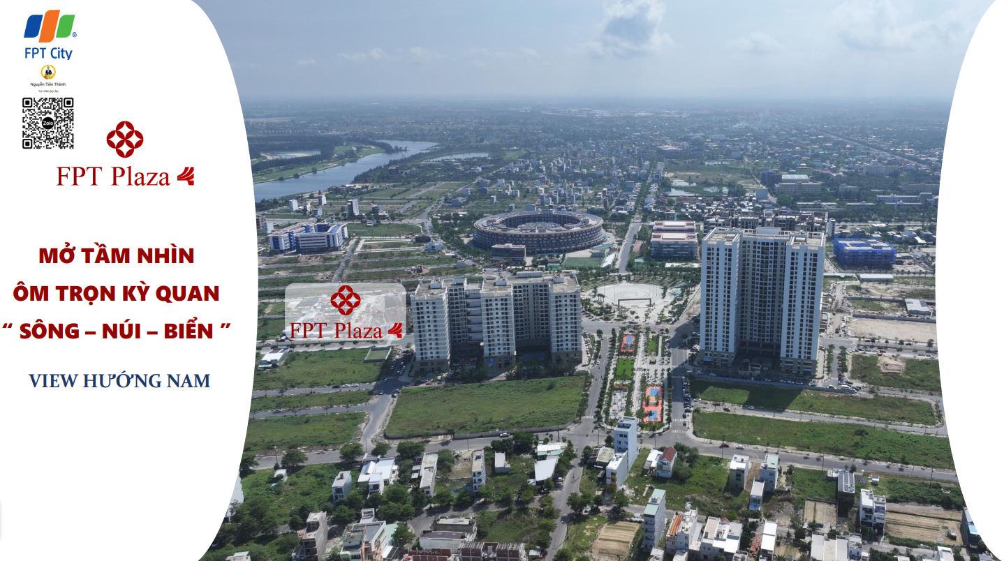 Hướng Nam FPT Plaza 4 - View sông, Hội An, sân Golf BRG